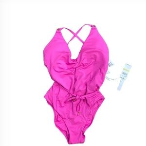 Trina Turk Monaco Convertible One-Piece Swimsuit, NWT